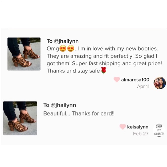 2x HP 💫 Leopard peep toe booties - Picture 4 of 9